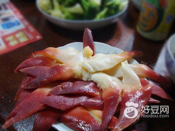 北极贝刺身