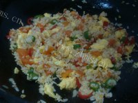 美味的西红柿鸡蛋炒饭