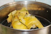 家常菜葱油鸡做法图解6)