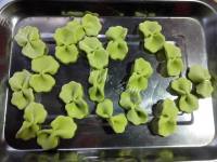 自制菠菜蝴蝶面做法图解8)