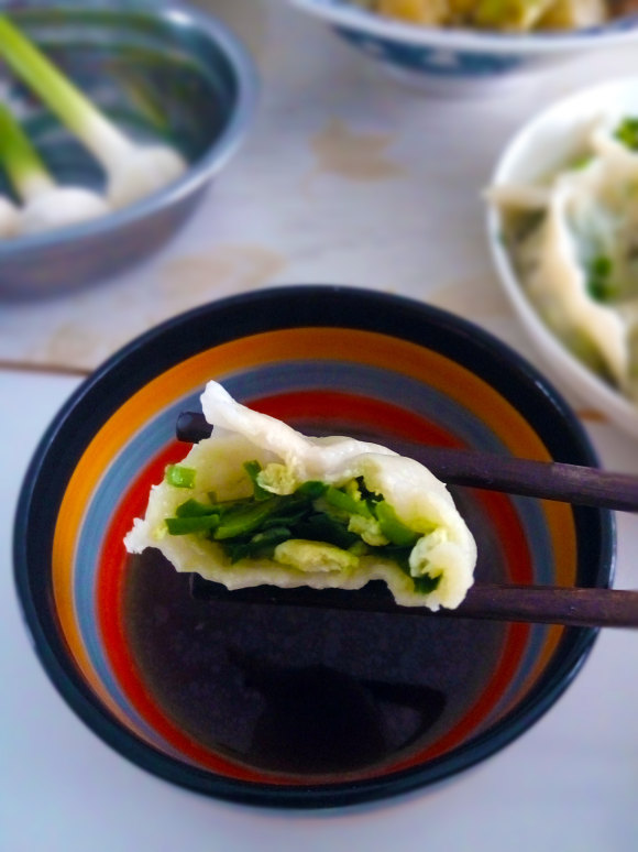 香气浓郁的韭菜鸡蛋饺子