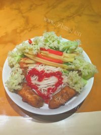 美味的爱心晚餐做法图解3)