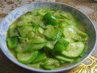 家常菜虾仁炒西葫芦