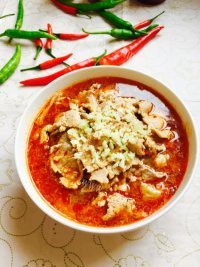 五味俱全的水煮肉片做法图解9)