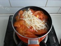 美味的金针菇鸡蛋汤做法图解2)