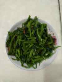 家常菜炝炒空心菜