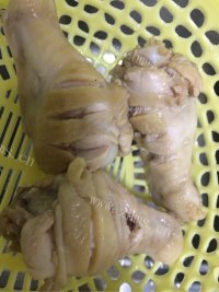 好喝的小米鸡腿粥做法图解3)