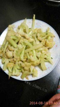 简单的清炒花菜