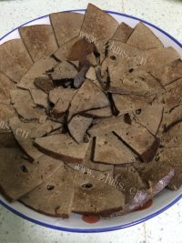 家常菜白切猪肝做法图解5)