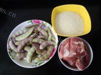 美味的牛肉丁扁豆饭做法图解1)