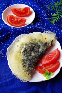 美味的冰花芝麻饼做法图解9)