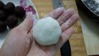 口感饱满的红豆冰皮月饼做法图解8)
