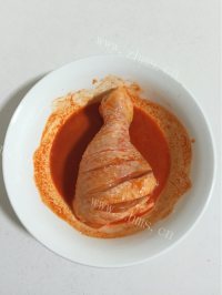 奥尔良烤鸡腿做法图解4)