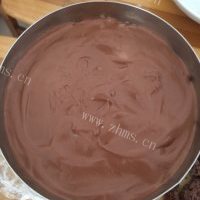诱人的巧克力慕斯蛋糕的做法图解九