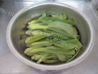 家常菜香菇扒油菜做法图解1)