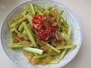 家常菜黄瓜拌海蜇