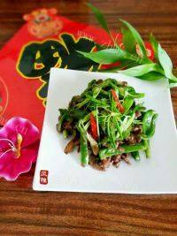 家常菜青椒牛肉
