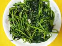 家常菜炒红薯叶