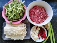 水煮牛肉做法图解1)