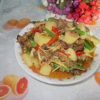 自制土豆烧牛腩