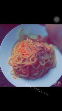 美味柠香茄汁意面做法图解18)