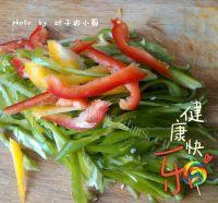 家常菜尖椒鸡蛋做法图解3)