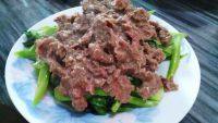 家常菜芥蓝牛肉