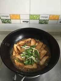 可口的肉末豆腐做法图解5)