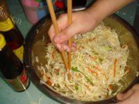 家常菜凉拌大白菜做法图解3)