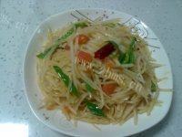 家常菜番茄炒土豆丝