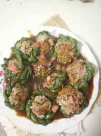 家常菜酿豆角