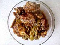 家常菜排骨炖豆角
