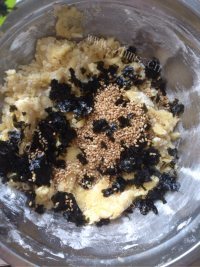 自制海苔芝麻阿拉棒做法图解4)