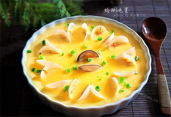 美味的蛤蜊炖蛋