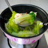 鲜虾生菜汤的做法图解十