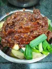 家常菜水煮肉片做法图解3)