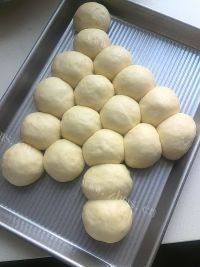 DIY圣诞树面包做法图解11)