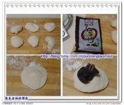 花型豆沙包做法图解2)