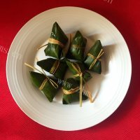 清新的柠味水晶粽做法图解7)