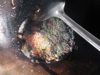 美味的肉末酸豆角粉条做法图解8)