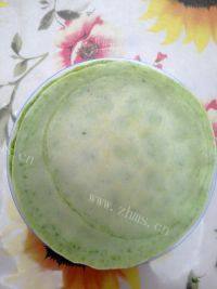 中式菠菜鸡蛋饼做法图解6)