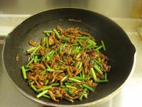 珍馐美味的蒜薹炒肉丝