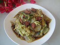 家常菜腊肉炒白菜