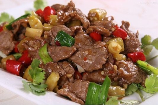 开胃的小炒牛肉
