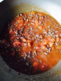 美味的番茄牛肉酱意面做法图解7)