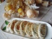 家常韭菜鸡蛋煎饺做法图解8)