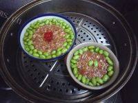 好吃的毛豆蒸肉饼做法图解8)