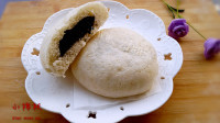 豆香红糖芝麻包做法图解10)