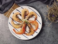 美味的面包机版盐焗虾做法图解9)