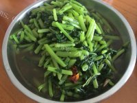 家常菜清炒皇帝菜